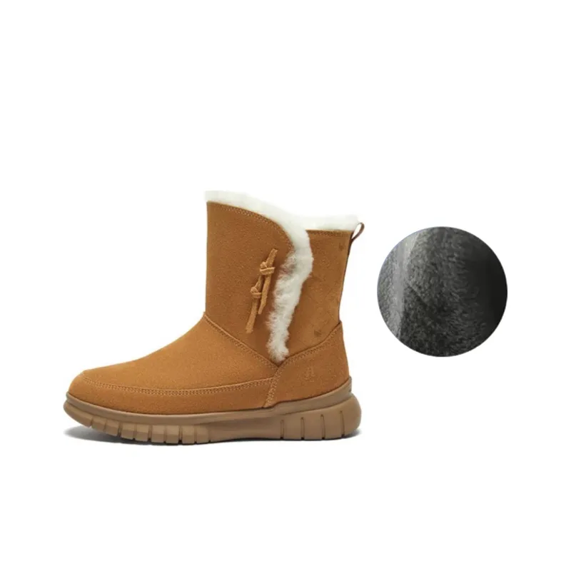 Hush Puppies Casual Collection Warm And Wear-Resistant Short Snow Boots Women's-11