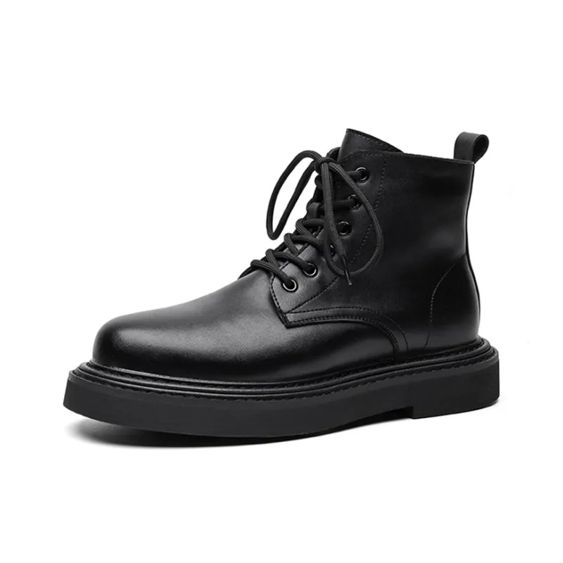 GZZ Ankle Boots Men Black-1