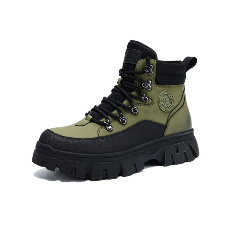 FAIRWHALE Martin Boots Unisex Black-11