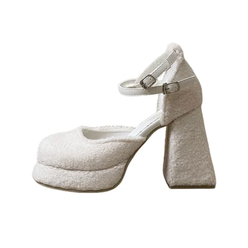 ABCFJG Chunky Heel High Heels 11cm Women's