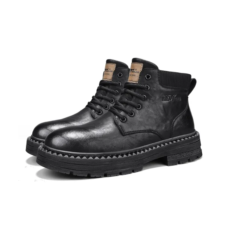 G.N.SHIJIA Short Martin Boot Men's-3