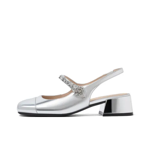 COMELY Chunky Heel High Heels Women's