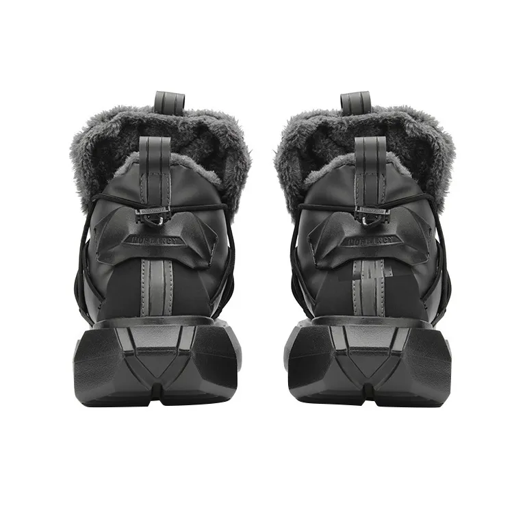 NORVINCY Snow Boots Unisex Iron Gray-3