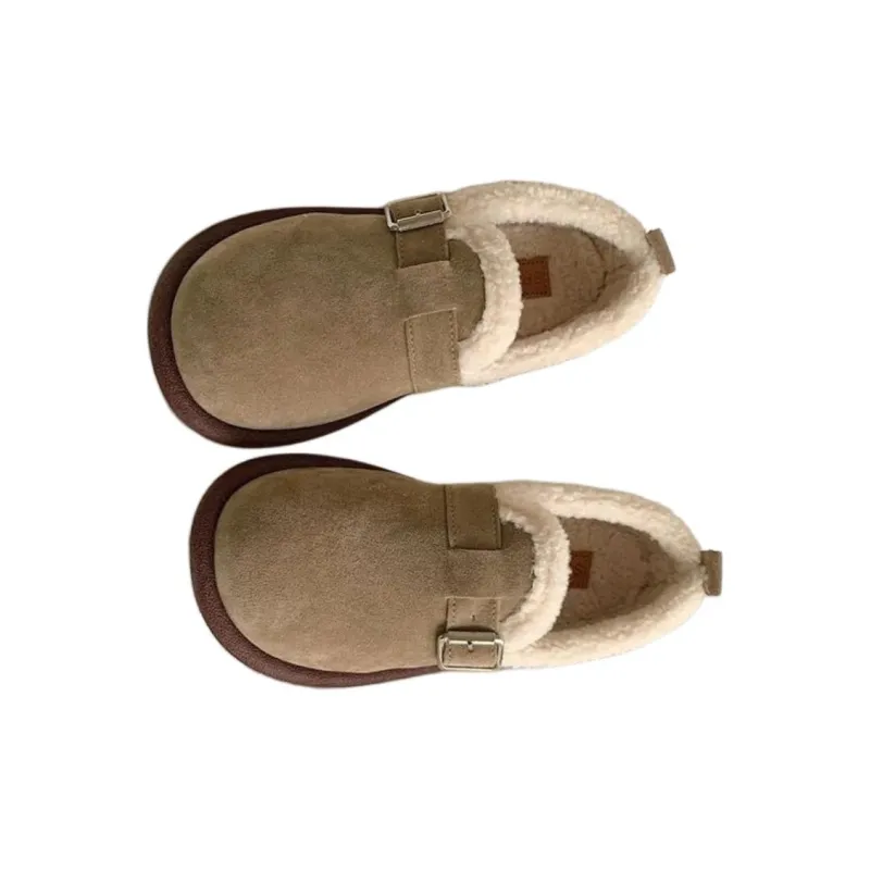 Qiao Anju Home Slippers Brown Gray-5