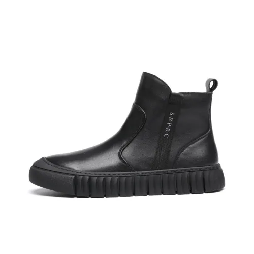 SANTA BARBARA POLO & RACQUET CLUB Ankle Boots 3cm Men's Black