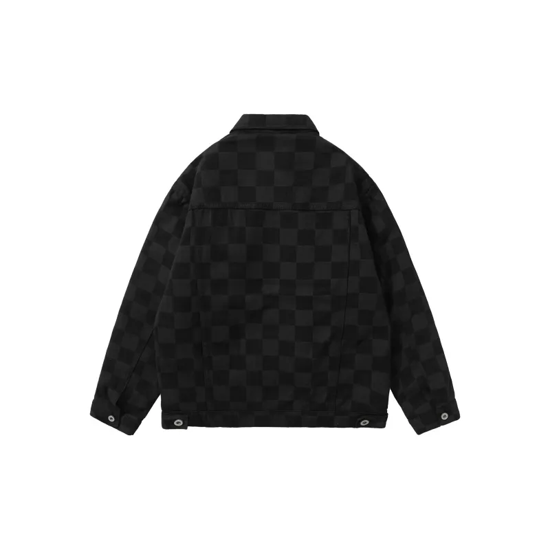 SANTASTIC Denim Jacket Men's Black-1