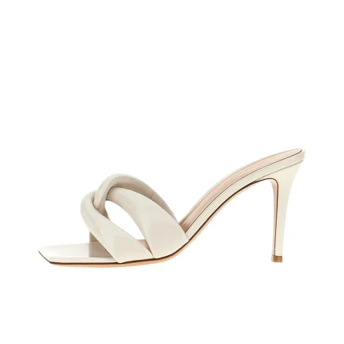 GIANVITO ROSSI Slide Slippers 8.5cm Women's White
