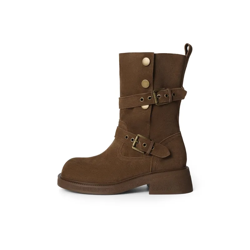 Senda Ankle Boots Women's Khaki-4