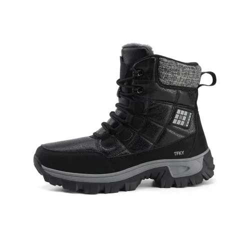 TFKY Water Resistant Slip Resistant Snow Boots Men's