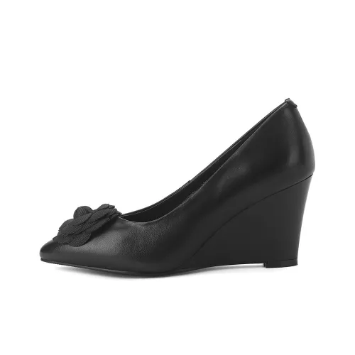 PIERCE GENTRY Wedge Heel High Heels 7.5cm Women's
