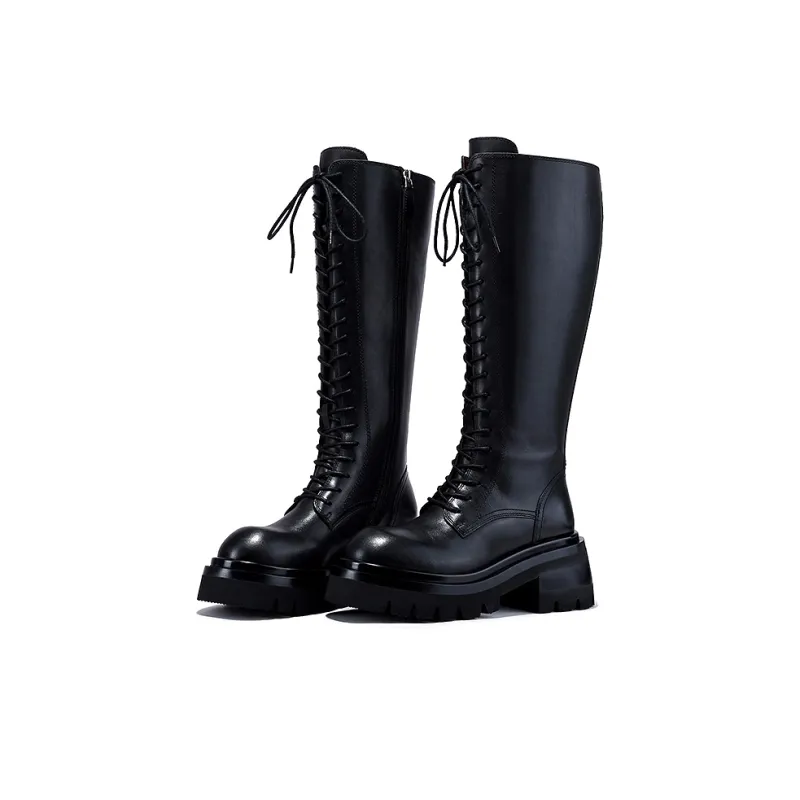 BELLALILY Knee high Boots 6.5cm Women's Black-1