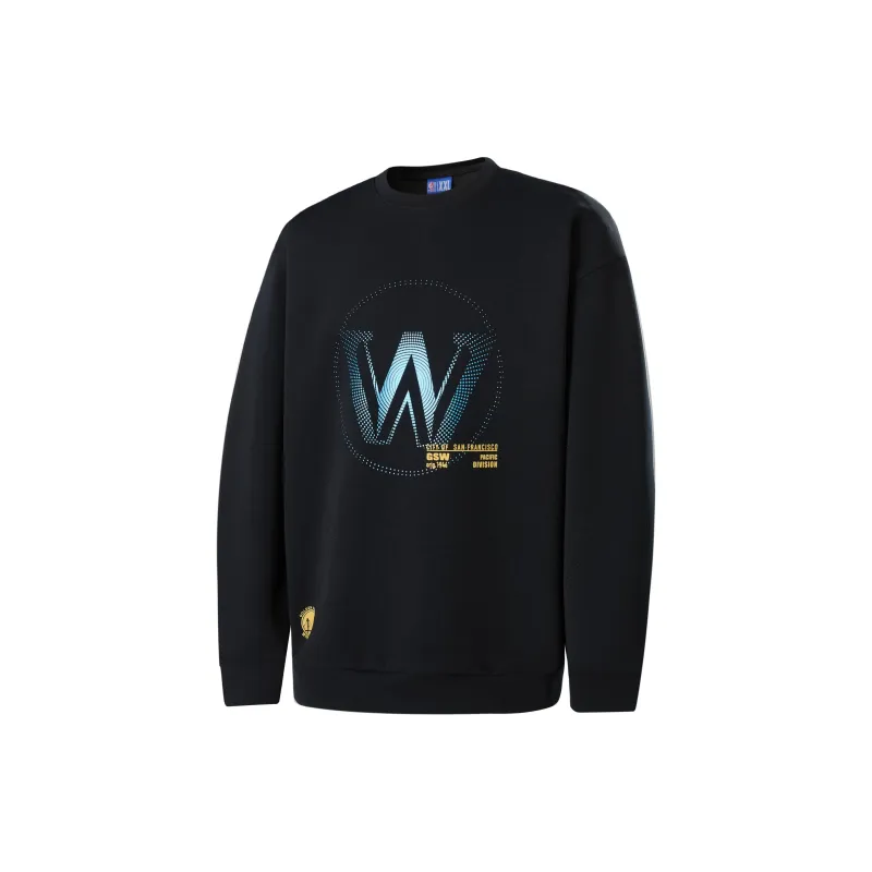 NBA Golden State Warriors Sweatshirt Unisex Black-1