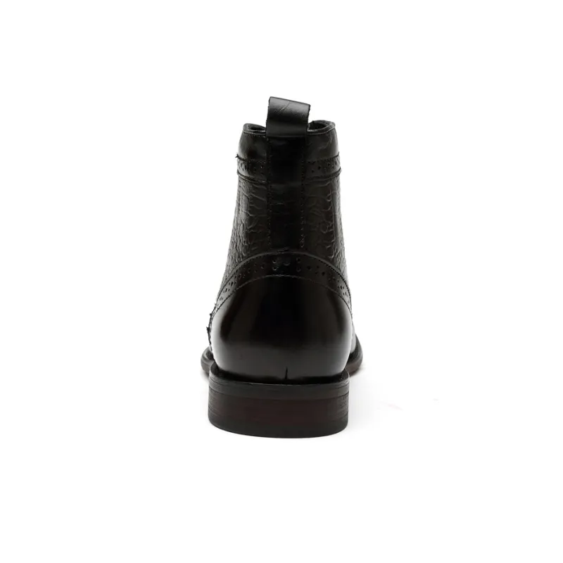 AIPSEN Short Martin Boot Men's Black-3