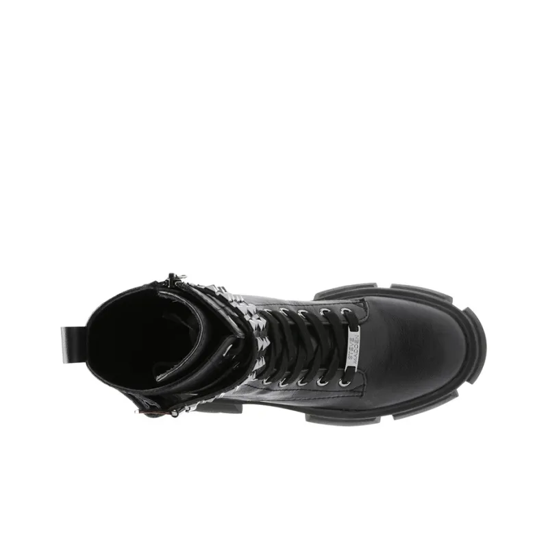 STEVE MADDEN Martin Boots Women's Black-3