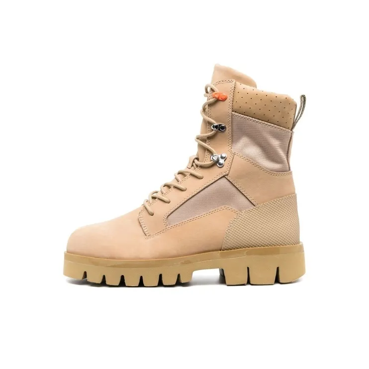 HERON PRESTON Military Lace-Up Boot Beige-0