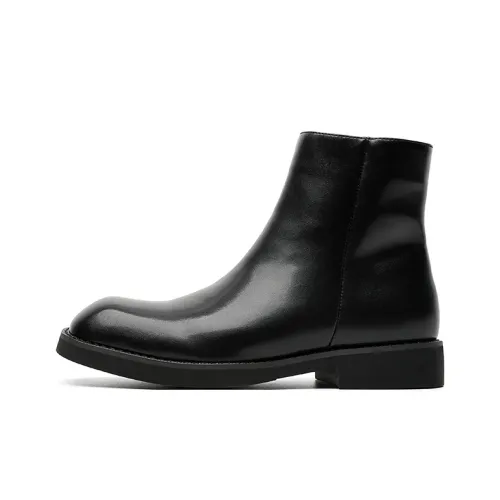 Chi Wolf Ankle Boots Men's Black