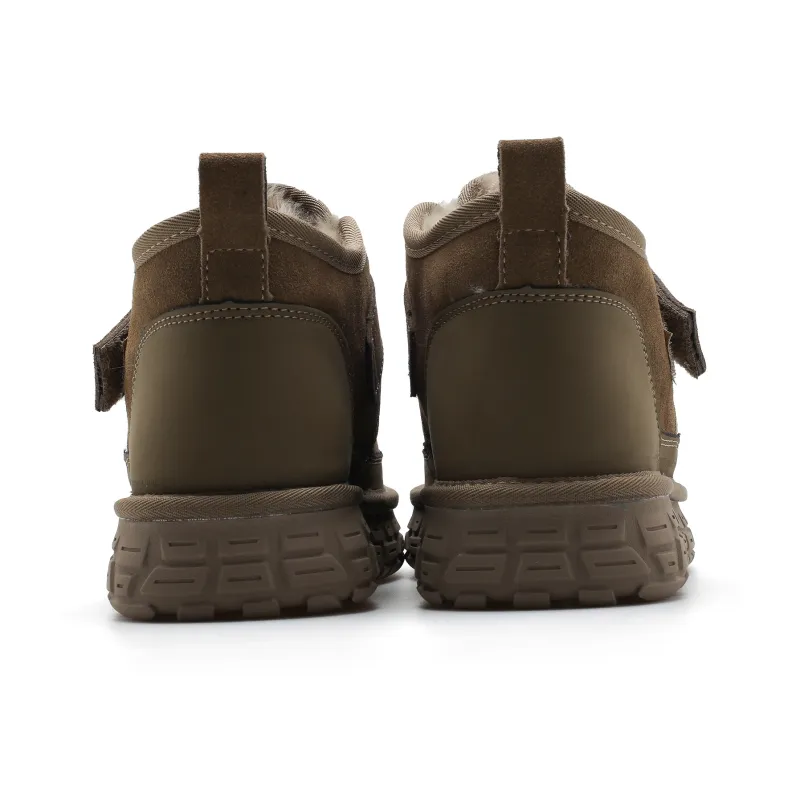 CUCS Warm Wear Resistant Slip Resistant Short Snow Boots Men's-9