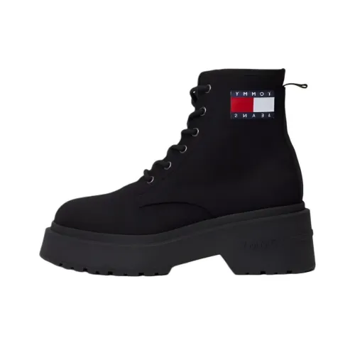 Tommy Hilfiger Cleat Logo-badge Combat Boots