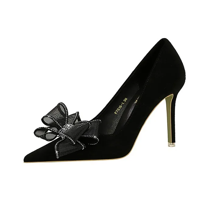 BIGTREE Slim Heel High Heels 9cm Women's-0