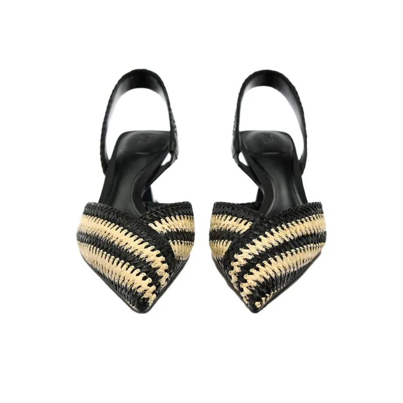 ZARA Slim Heel High Heels 5cm Women's Multicolor-2