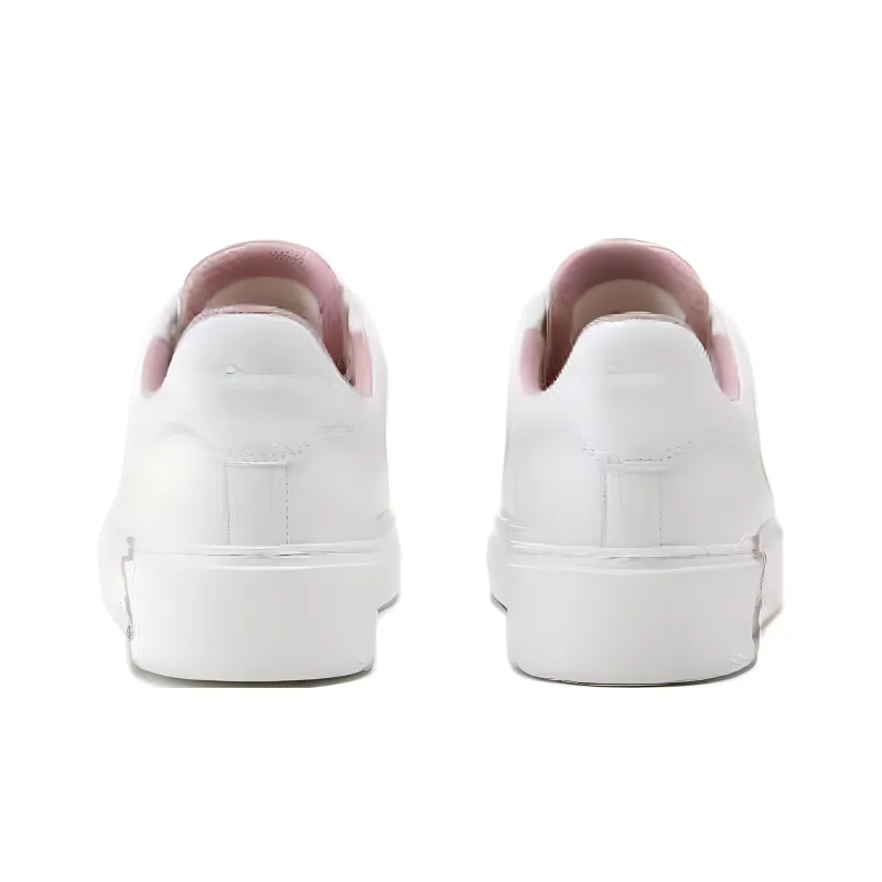 WOOLRICH Low-Top Skateboard Shoes Women's White Rose-4