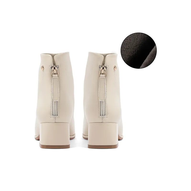 COMELY Ankle Boots Women's Black/Ecru-14