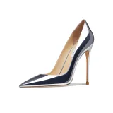 Silver Patent Leather