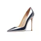 Silver Patent Leather