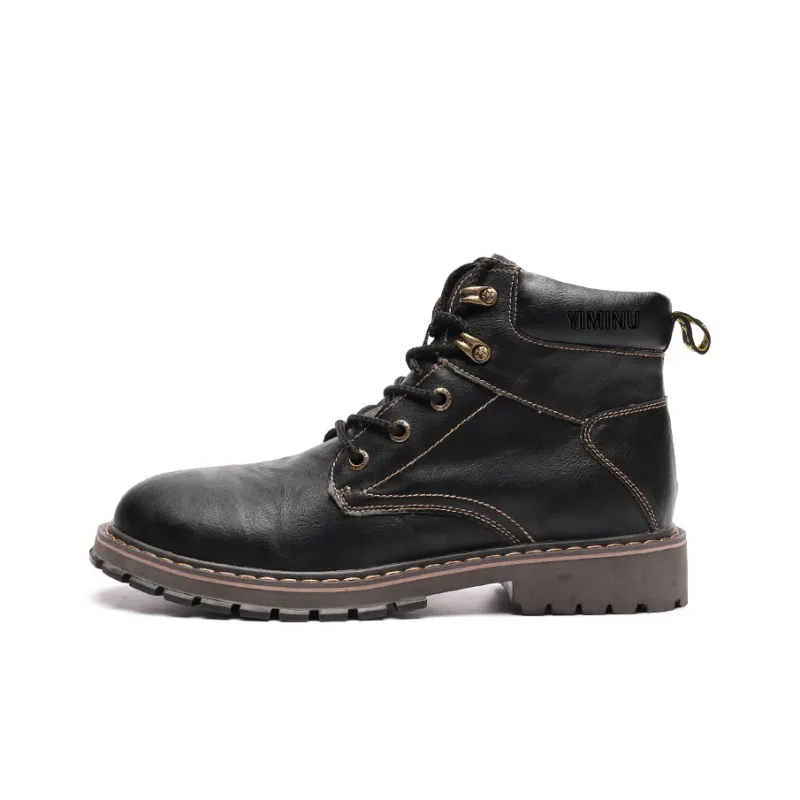 Eminu Martin Boots Men Black/Gray-0