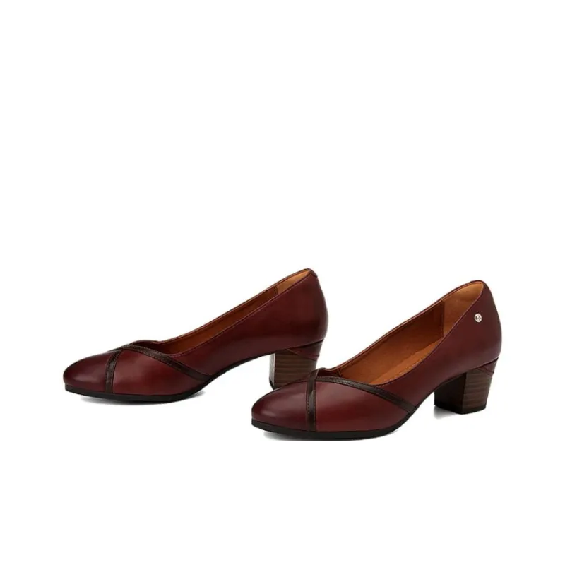 PIKOLINOS High Heels Women's Grape Purple Red/Black-2