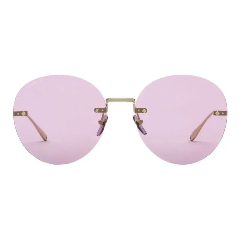 GUCCI Round Frame Sunglasses-1