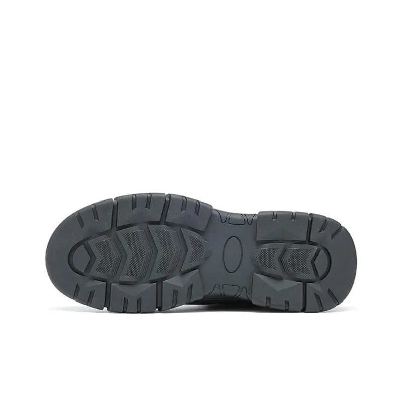 JOSINY Men's Fleece Lined Ankle Boots Men's Black-5