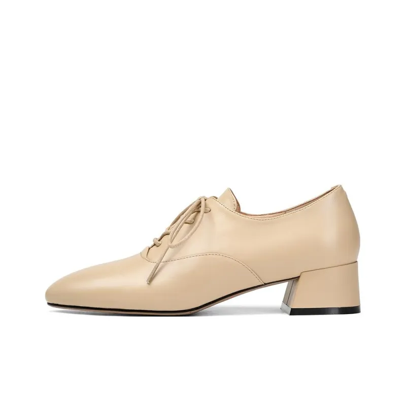 BOSSSUNWEN Block Heel High Heels 4cm Women's-6