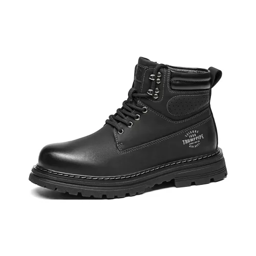 TRUMPPIPE Short Martin Boot Men's Black