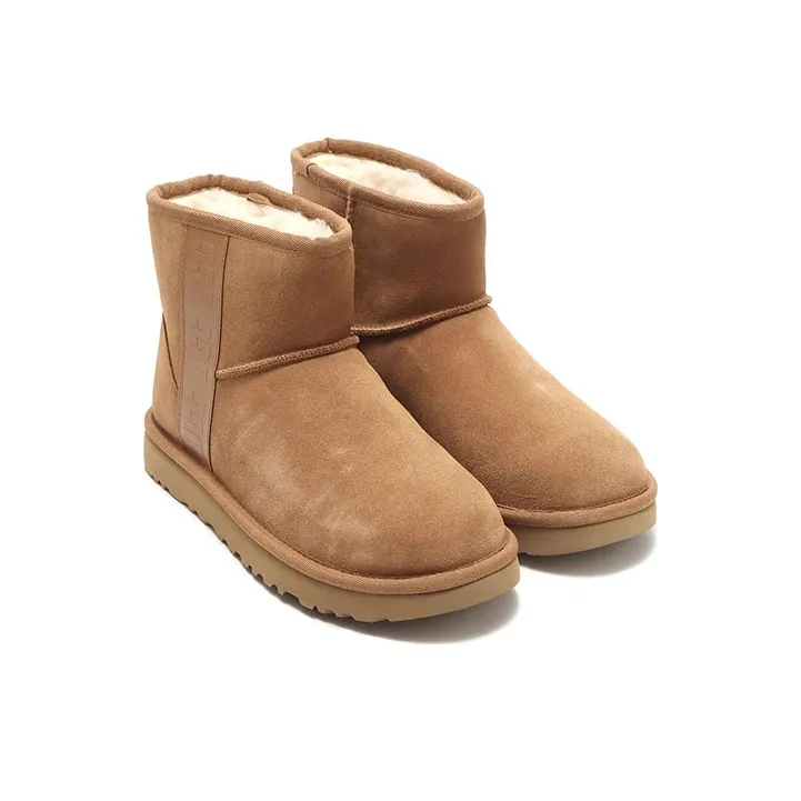UGG Classic Mini Side Logo Boot Chestnut Women's-2