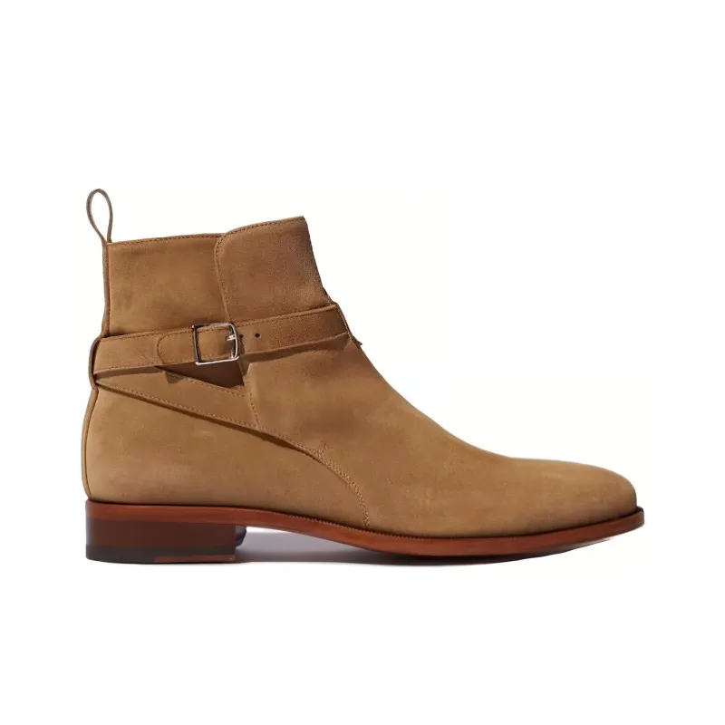 SCAROSSO Libero Buckled Ankle Boots-1