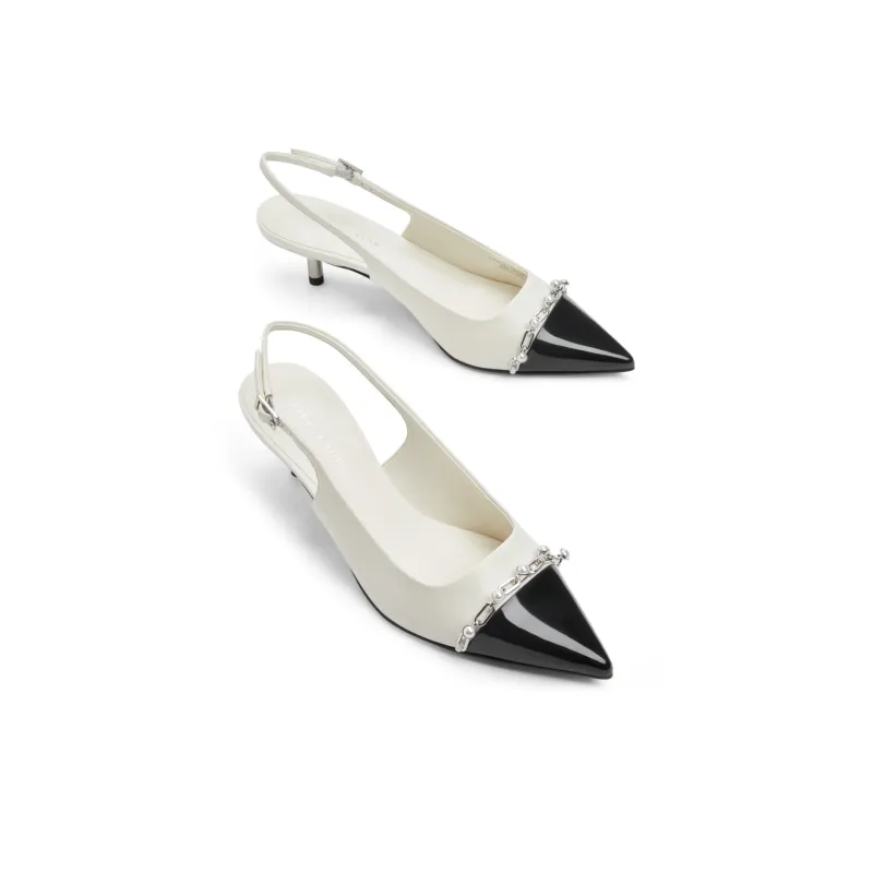 CHARLES&KEITH Slim Heel High Heels 5.3cm Women's-2