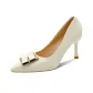 715 Ecru Leather Upper (7CM)