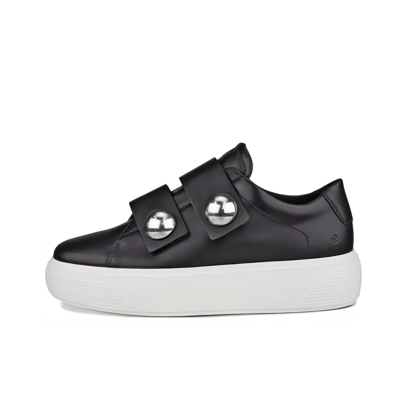 Ecco Low Top Skateboard Shoes Women's Black-0