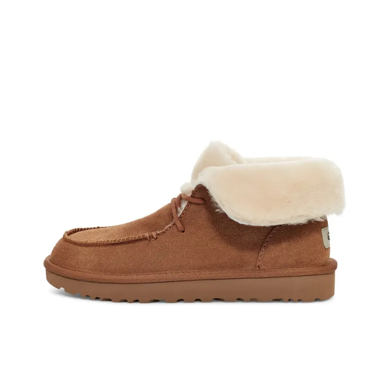 UGG Diara Lacing Fleece Lined Brown Women's-0