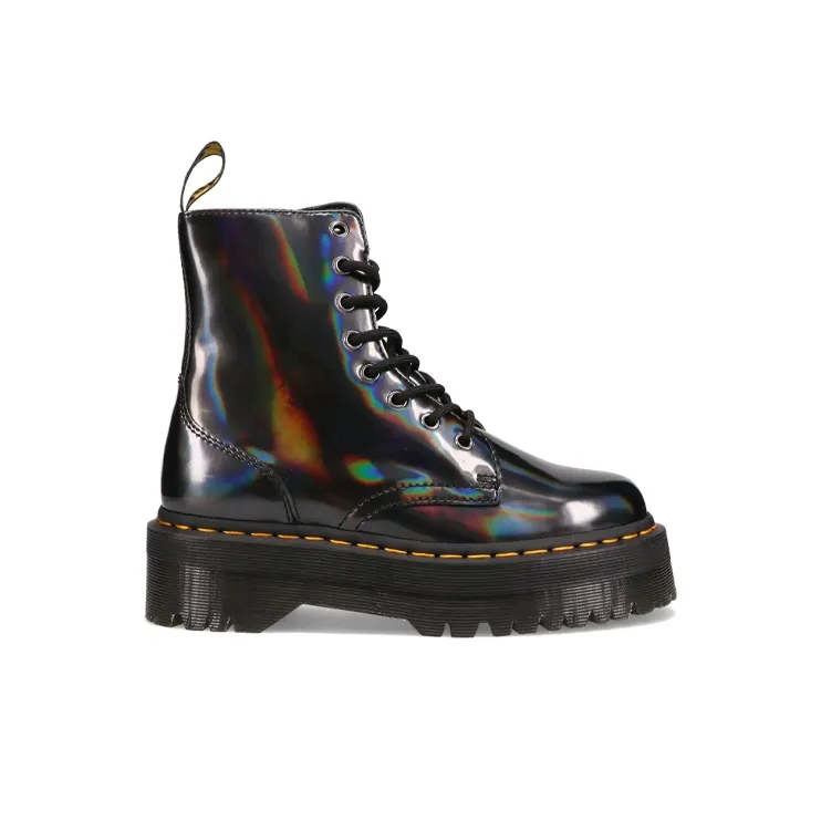Dr.Martens Jadon Hologram Leather Martin Boots Black-1
