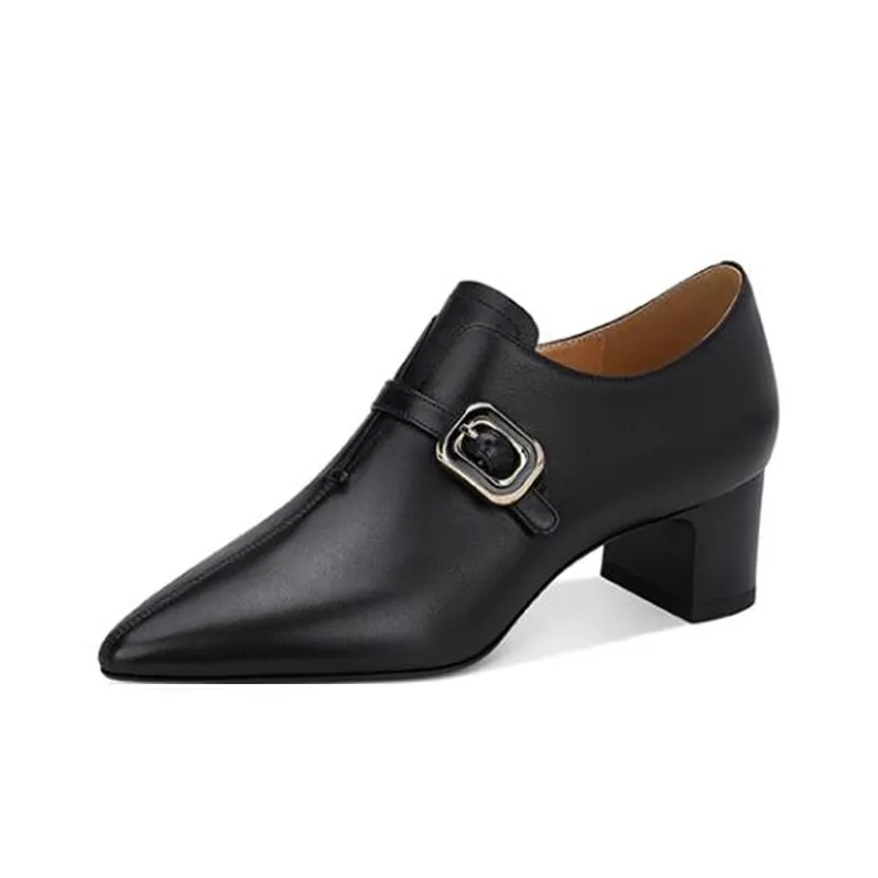 JESSICA SOPHIA Chunky Heel High Heels 4.5CM Women's-0