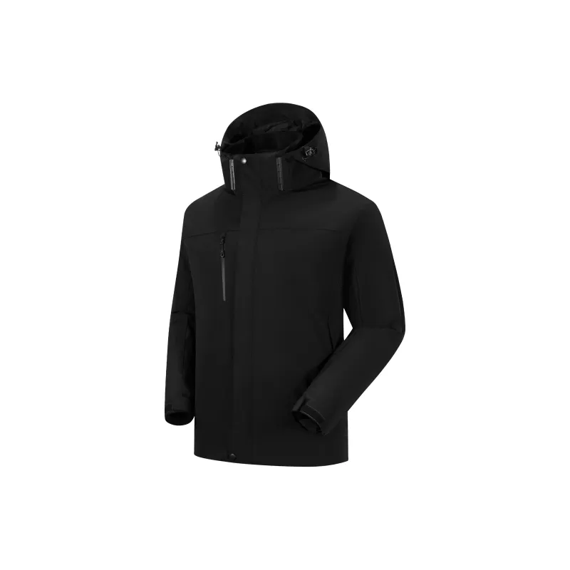 Yalu Diagonal Zipper Thermal, Abrasion Resistant, Breathable, Waterproof, Windproof Windbreaker Jacket Unisex-1