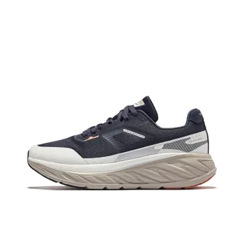 Erke Cushioned Wear Resistant Lightweight Low Top Casual Running Shoes Men's Blue White