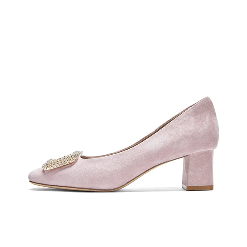 NINE WEST Chunky Heel High Heels 5cm Women's-0