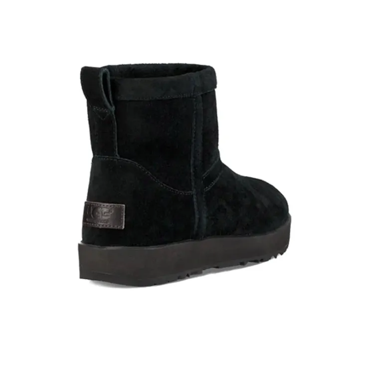 UGG Classic Mini Waterproof Fleece Lined Black Women's-2