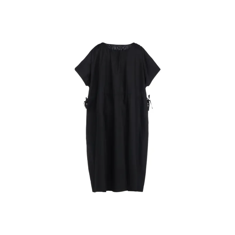 Yohji Yamamoto Short Sleeved Dresses Women's Black-1