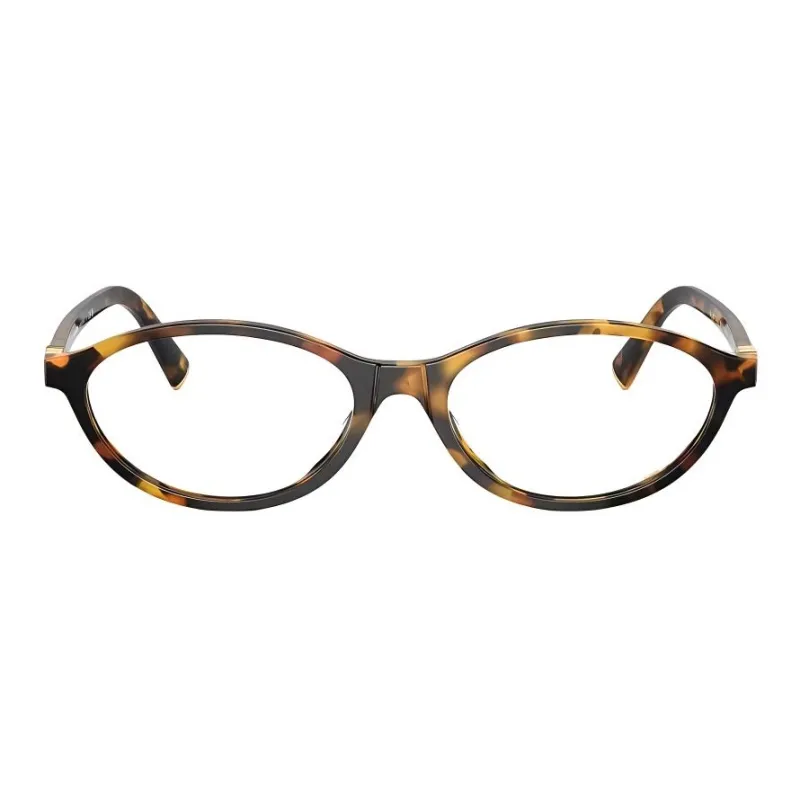 MIU MIU Acetate Oval Eyeglass Frames Women's Tortoiseshell-1