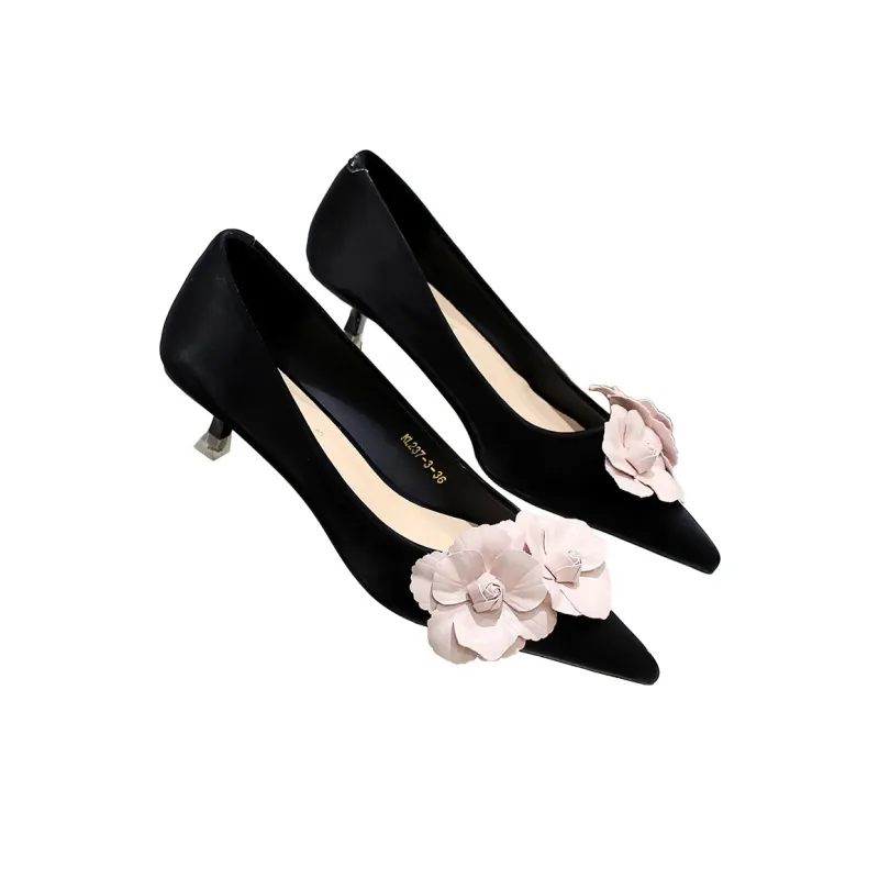 QITUMAUL Slim Heel High Heels 4.5cm Women's-2