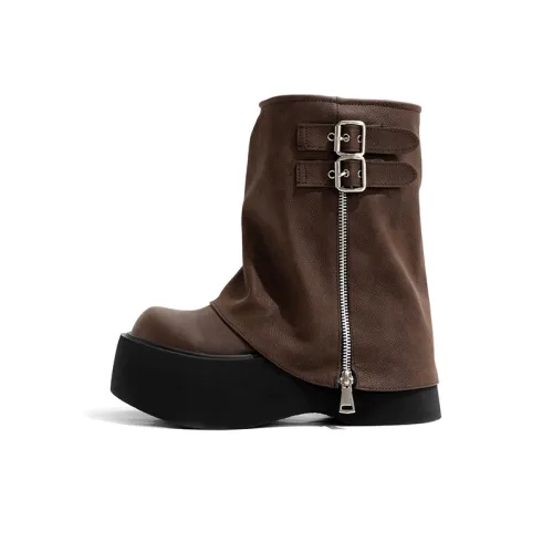 Old Meow Ankle Boots 8cm Women's